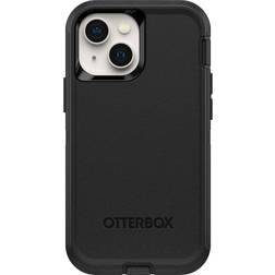 OtterBox Defender skal för iPhone 13 mini iPhone 12 mini, extra stöttåligt, fallsäkert, skyddande skal, testad till militärstandard x4, Svart
