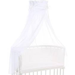 Babybay Sänghimmel vit/vit 200