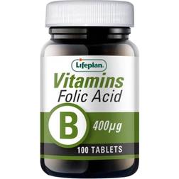 Lifeplan Folic Acid 400Ug Tabs 100