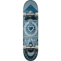 Blueprint Home Heart Complete Skateboard Blå/Sort 7.75"