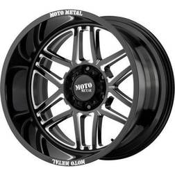 Moto Metal MO992 Folsom Wheel, 20x10 with 8x165.1 Bolt Pattern Gloss Black