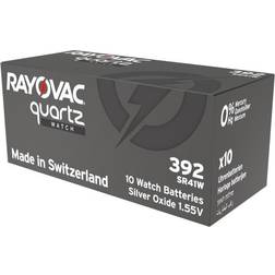 Rayovac silver SR41/392, 1.55V, 10-pack