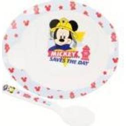 Disney Mickey Mouse Universal microwave set (bowl and spoon)
