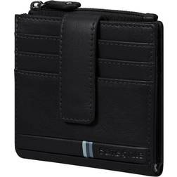 Samsonite Flagged SLG – plånbok, svart, Black, Kreditkortsfickor