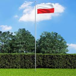 vidaXL Polens flagga 90x150