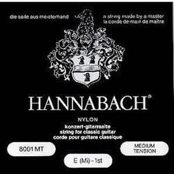 Hannabach Klassikgitarrensaiten Serie 800 MT Medium Tension versilbert Satz