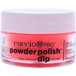 Cuccio Pro Powder Polish Nail Colour Dip System - Neon Red