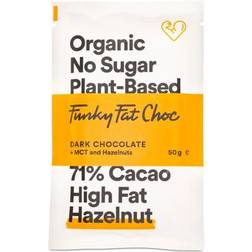 Funky Fat Foods Choklad, Hasselnöt, 50