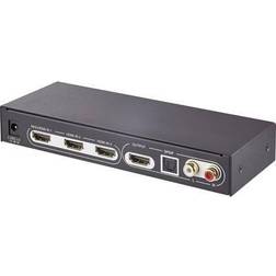SpeaKa Professional SP-5441116, HDMI, HDMI, 3840 2160 pixlar, Svart, 4K Ultra HD, DTS