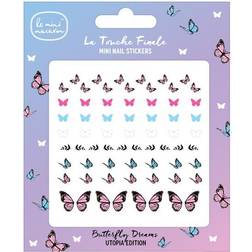 Le Mini Macaron Nail Arts Art Stickers Butterfly Dreams