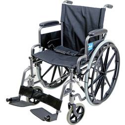 Drive Medical Lightweight Self Propelled Steel Transit Wheelchair Foldable Design Hammered