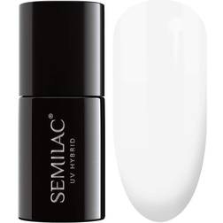 Semilac UV Hybrid Gel-nagellack Skugga 001 Strong White
