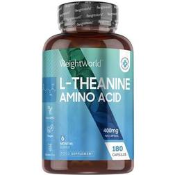 WeightWorld L-Theanine Aminosyra 400mg, 180 Kapslar