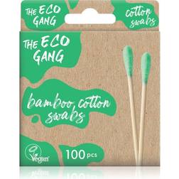 The Eco Gang Bamboo Cotton Swabs bomullspinnar färg White
