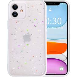 Bling Star Glitter Skal till iPhone 7/8/SE 2020 Vit