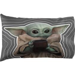 Star Wars Star Wars The Mandalorian Coffee Pillowcase 50.8x76.2cm