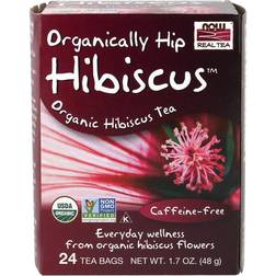 NOW Foods Real Tea Organically Hip Hibiscus Tea