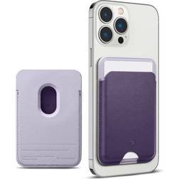 Caseology Nano Pop Magnetisk plånbok korthållare designad för MagSafe Wallet Kompatibel med iPhone 12 Serien iPhone 13 Serien Grape Purple