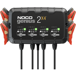 Noco GENIUS2X4, 8-Amp (2-Amp Per Bank) Fully-Automatic Smart, 6V And 12V Battery Charging Units, Battery Maintainer, Trickle Charger And Battery