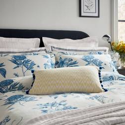 Sanderson Etchings & Roses Cotton Duvet Cover Blue