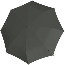 Knirps X1 fickparaply – uni – inkl. Eva-hårt fodral i paraplydesign – 100% polyester – högkvalitativt utförande – testat vindkanaler – manuellt, liten, kompakt, lätt och pålitlig, Dgrey, One Size
