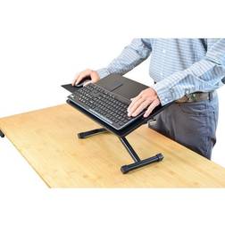 Uncaged Ergonomics KT3 stativ sittande uppstigare skrivbordsplattform lyft upp över skrivbordet