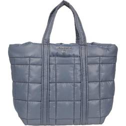 Michael Kors Stirling Small Quilted Padded Tote Bag Grey