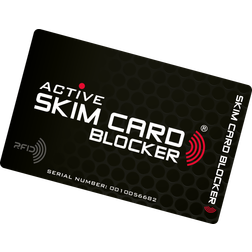 Deltaco Skim Card Blocker Active, COB card with LED, protect your bank cards