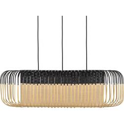 Forestier Bamboo Oval Pendant Lamp