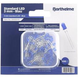 Barthelme LED-sortiment Blå Rund 3 mm 1500 mcd 30 ° 20 mA 3 V