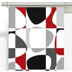 Arvidssons Textil Mosaik Panelgardiner 2-pack Metervara Svart