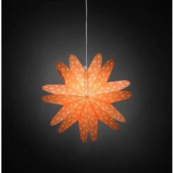 Gnosjö Konstsmide hängande orange/vit Julstjärna