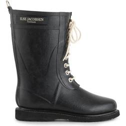 Ilse Jacobsen 3/4 Rubber Boot - Black