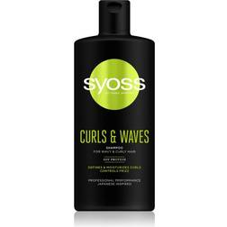Syoss Schwarzkopf Curls & Waves Hair shampoo highlighting curls