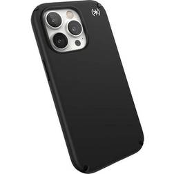 Speck Presidio2 Pro MagSafe iPhone 14 Pro fodral med mikrobanbeläggning (svart/vit)