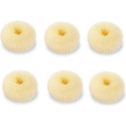 Extra Small Hair Bun Maker for Kids, 6 PCS Chignon Hair Donut Sock