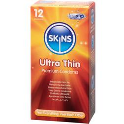 Skins Ultra Thin Kondomer 12-pack Klar