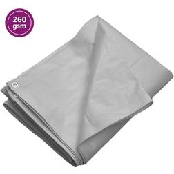 vidaXL Grey, 260 g/m²3 5 W Tarpaulin 300cm