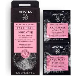 Apivita Express Beauty Pink Clay Rengörande mask
