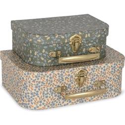 Konges Sløjd Suitcase Champ Bleu/Nuit Des Fleurs 2-pack