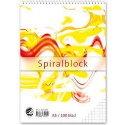 NORDIC Brands Spiralblock Rutat A5 60g 100