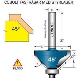 Cobolt 208-032 Fasfräs styrlager