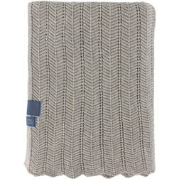 Smallstuff Fishbone Baby Blanket Grey Melange