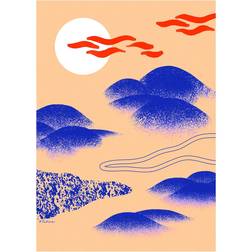 Paper Collective Japanese Hills 30x40 Poster