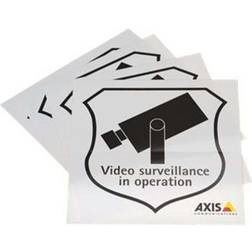 Axis Surveillance Sticker självhäftande eti