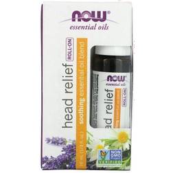 NOW Essential Oil, Head Relief Blend Roll-On 10 ml