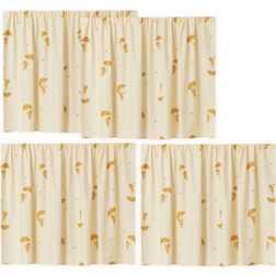 HoppeKids Ole Lukoie Curtain for Half High Bed Yellow