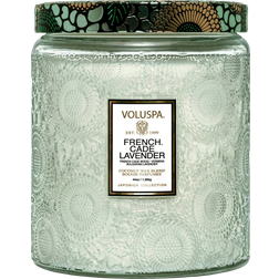 Voluspa Luxe Jar French Cade & Lavender 140h Doftljus