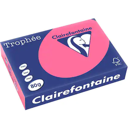 Clairefontaine Kopieringspapper A4 80g ohålat cerise