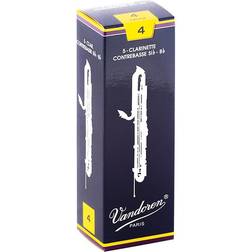 Vandoren CR154 Traditionella kontrabas-klarinettrör (styrka 4) (5-pack)